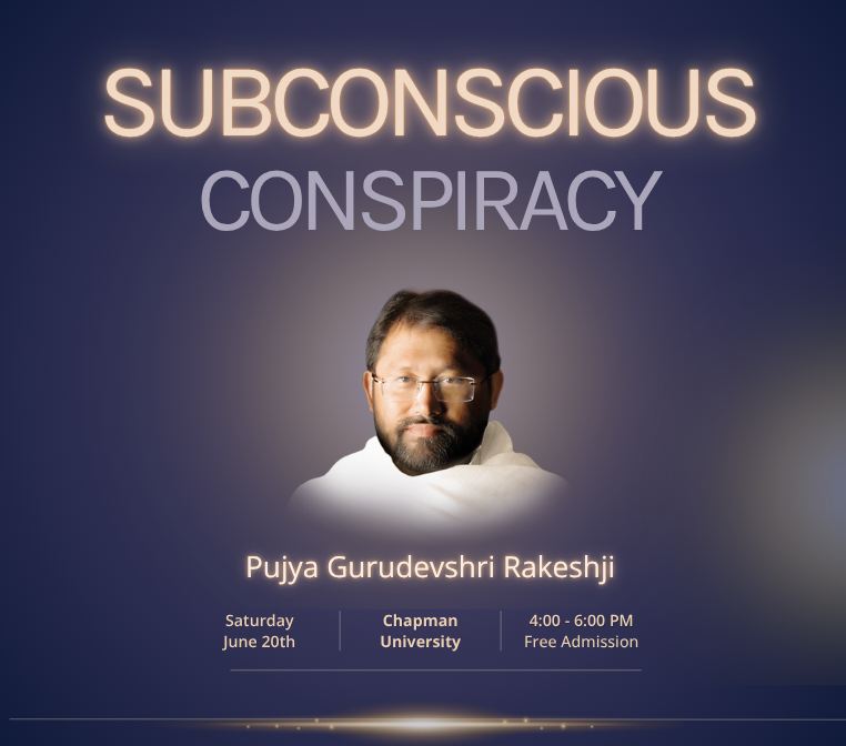 Wisodm Mastercalss in Los Angeles inspired by Pujya Gurudevshri Rakeshji